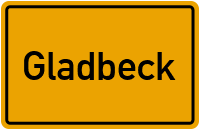 Ortsschild Gladbeck