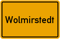 Ortsschild Wolmirstedt
