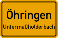 Bergwiesen in 74613 Öhringen (Untermaßholderbach)