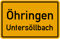 Straßenverzeichnis Öhringen Untersöllbach