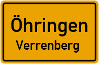 Straßenverzeichnis Öhringen Verrenberg