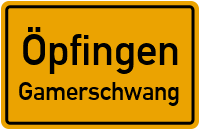 Schumannstraße in ÖpfingenGamerschwang