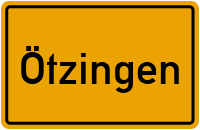 Ortsschild von Gemeinde Ötzingen in Rheinland-Pfalz