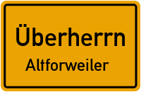 Thomas-Dachser-Straße in ÜberherrnAltforweiler
