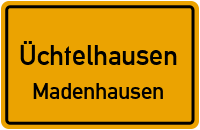 Straßenverzeichnis Üchtelhausen Madenhausen