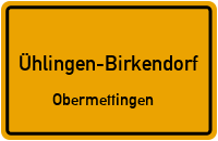 Egginger Straße in Ühlingen-BirkendorfObermettingen