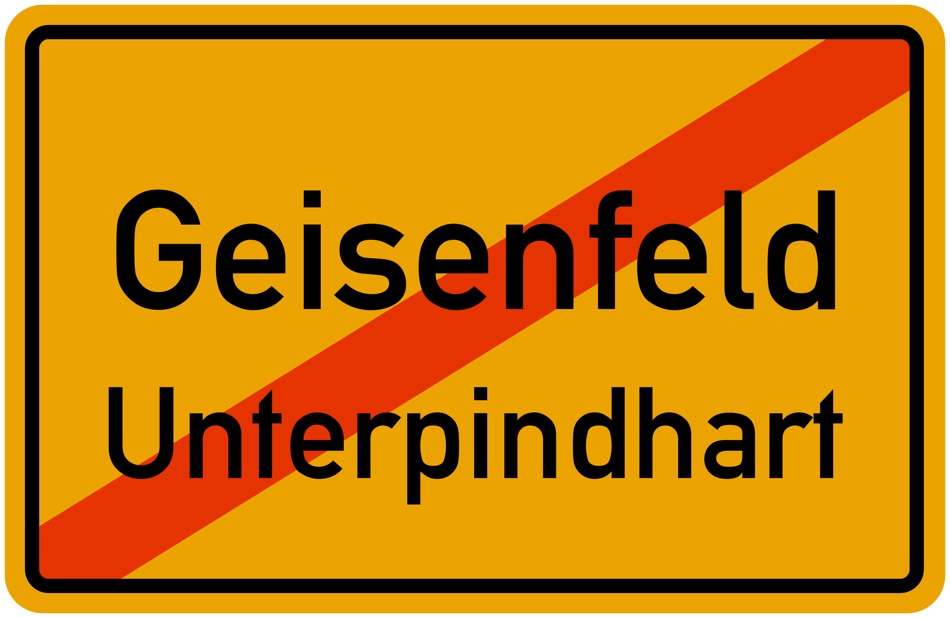 Ortsschild Geisenfeld-Unterpindhart kostenlos: Download & Drucken