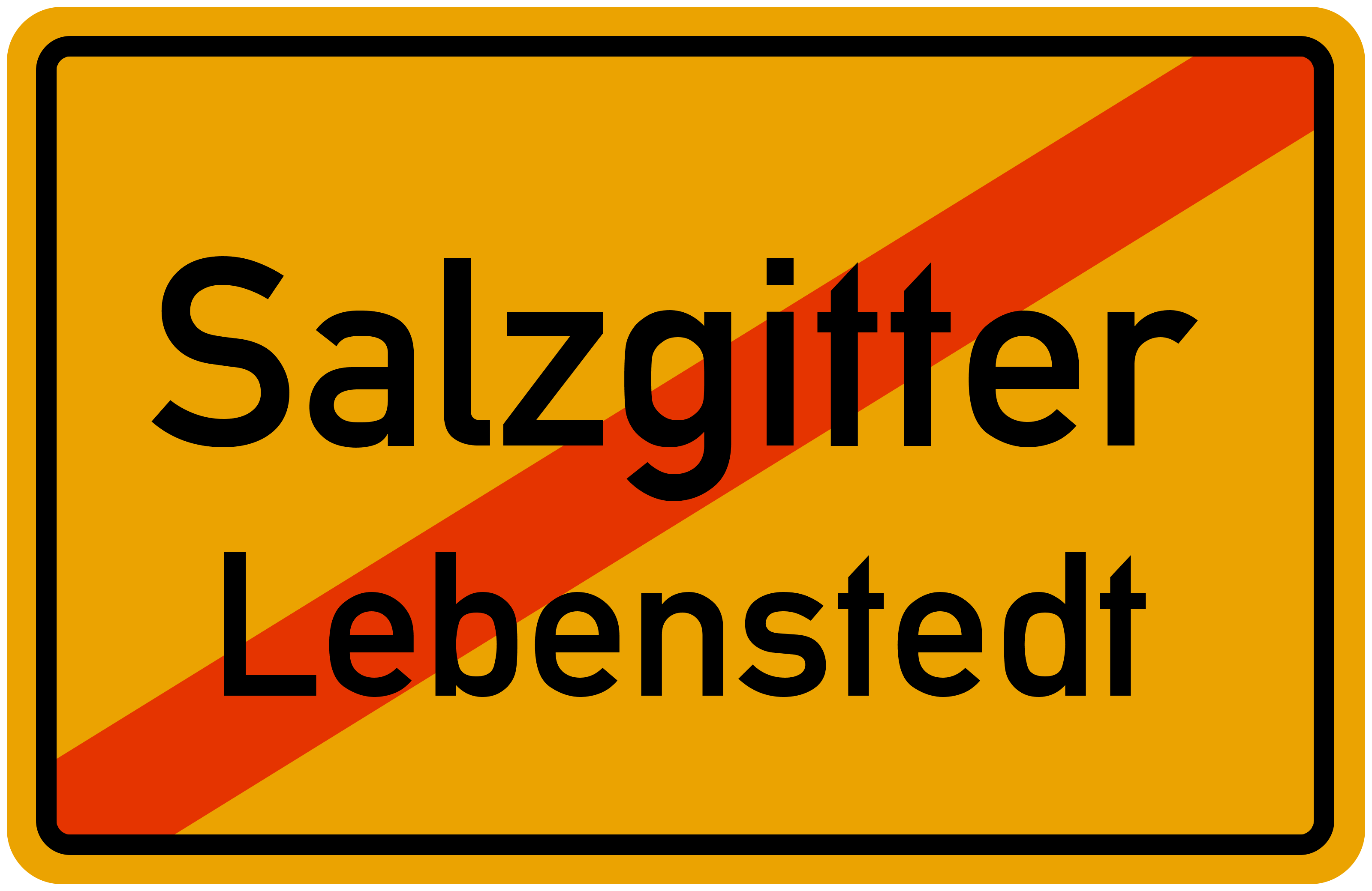 Ortsschild Salzgitter-Lebenstedt kostenlos: Download & Drucken