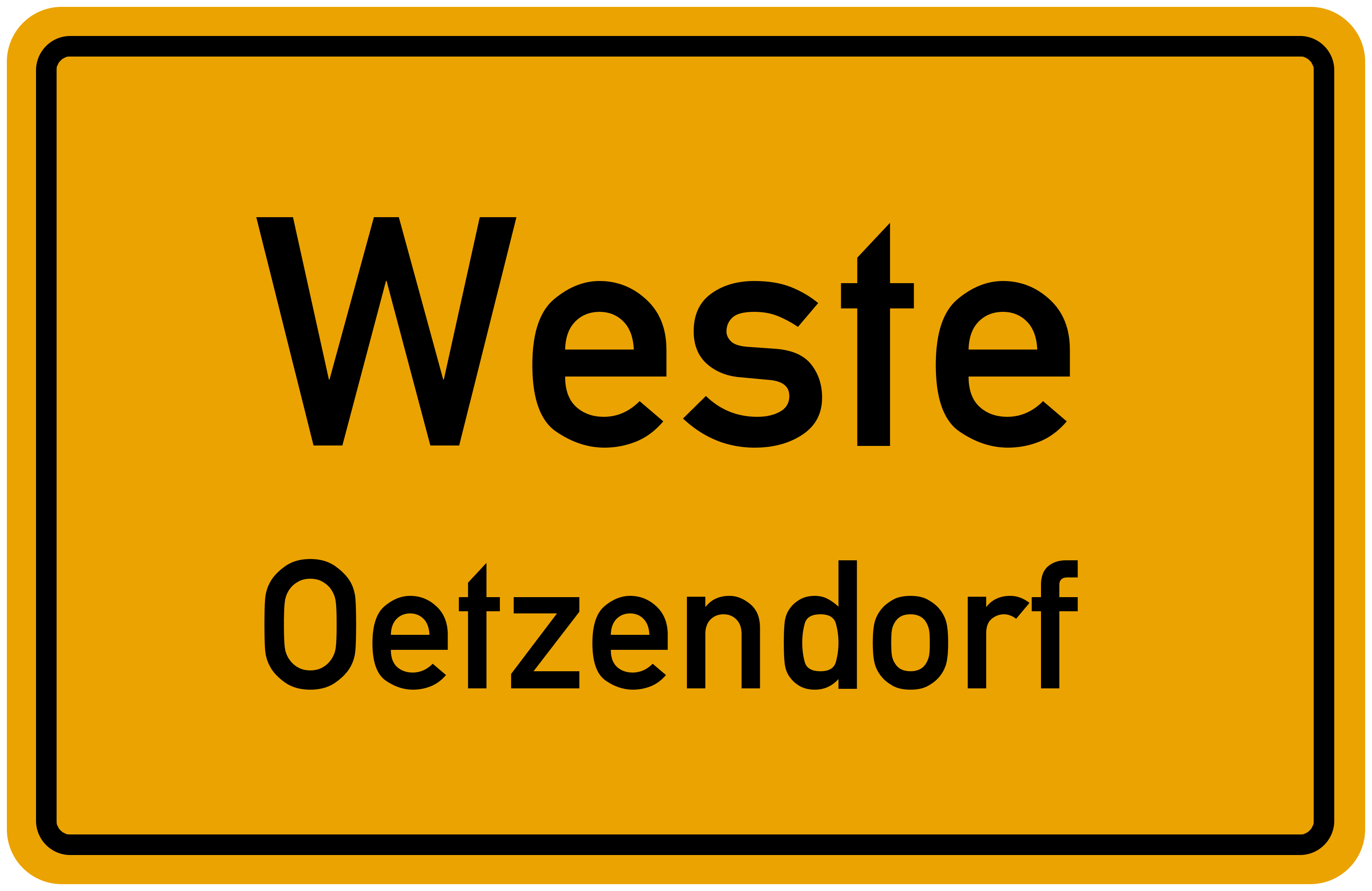 Ortsschild Weste-Oetzendorf kostenlos: Download & Drucken