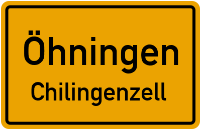 Straßenverzeichnis Öhningen Chilingenzell