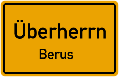 Straßenverzeichnis Überherrn Berus