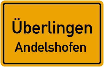 Straßenverzeichnis Überlingen Andelshofen