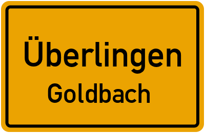 Straßenverzeichnis Überlingen Goldbach