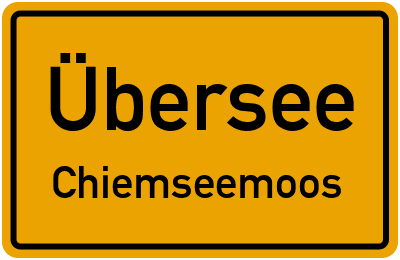 Straßenverzeichnis Übersee Chiemseemoos