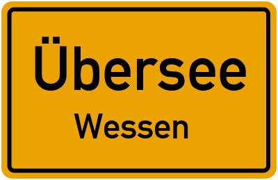 Straßenverzeichnis Übersee Wessen
