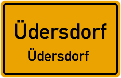Straßenverzeichnis Üdersdorf Üdersdorf