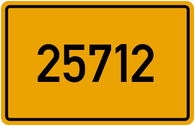PLZ 25712