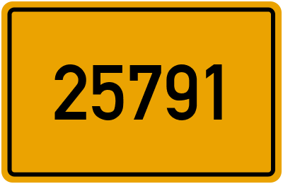 PLZ 25791