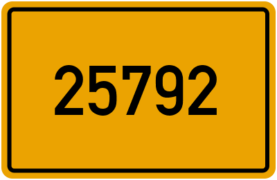PLZ 25792