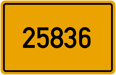 PLZ 25836