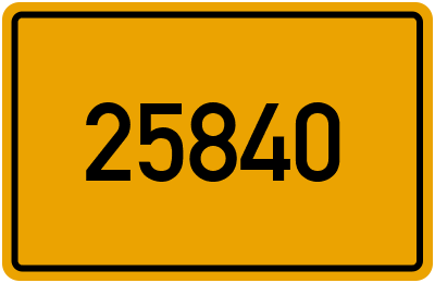 PLZ 25840