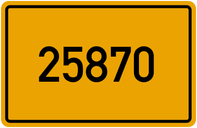 PLZ 25870