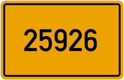 PLZ 25926