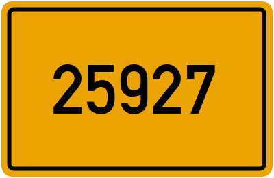 PLZ 25927