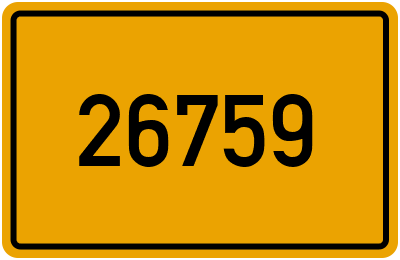 PLZ 26759