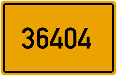 PLZ 36404