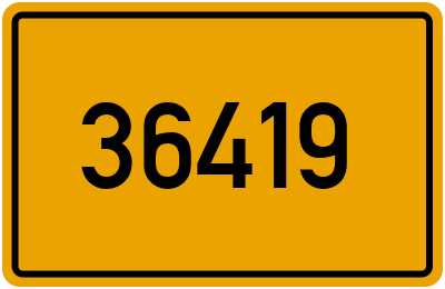 PLZ 36419