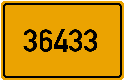 PLZ 36433