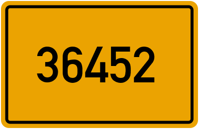 PLZ 36452