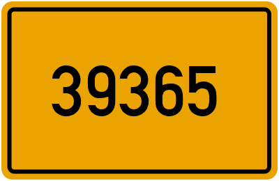 PLZ 39365
