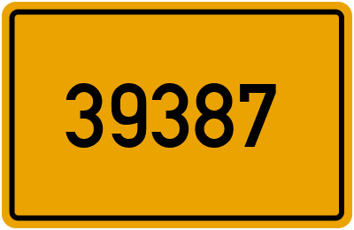 PLZ 39387