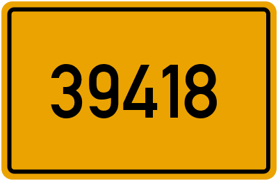 PLZ 39418