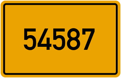 PLZ 54587