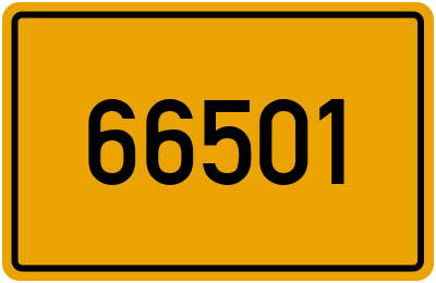 PLZ 66501