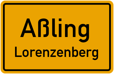 Straßenverzeichnis Aßling Lorenzenberg