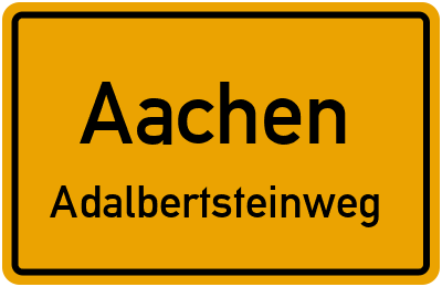 Straßenverzeichnis Aachen Adalbertsteinweg