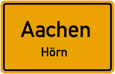 Straßenverzeichnis Aachen Hörn