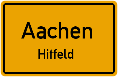Straßenverzeichnis Aachen Hitfeld