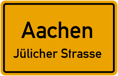 Straßenverzeichnis Aachen Jülicher Strasse