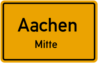 Straßenverzeichnis Aachen Mitte
