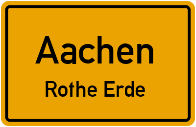 Straßenverzeichnis Aachen Rothe Erde