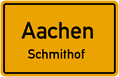 Straßenverzeichnis Aachen Schmithof