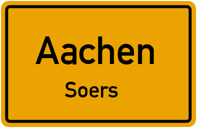 Straßenverzeichnis Aachen Soers