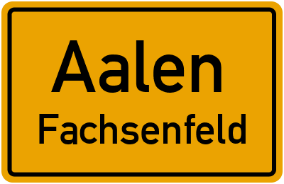 Straßenverzeichnis Aalen Fachsenfeld