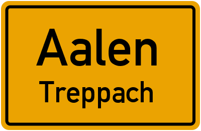 Straßenverzeichnis Aalen Treppach