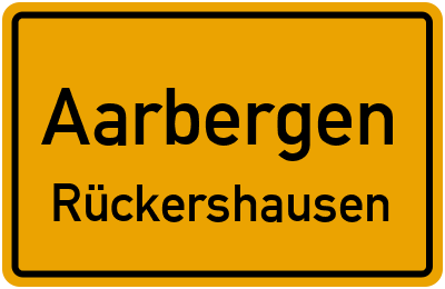 Straßenverzeichnis Aarbergen Rückershausen